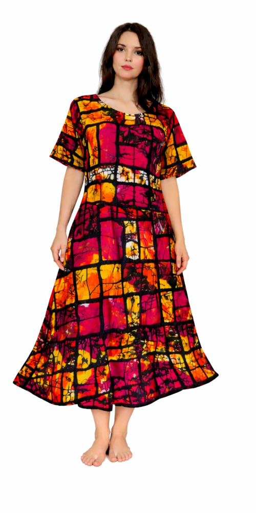 Sunset Radiance Maxi Dress